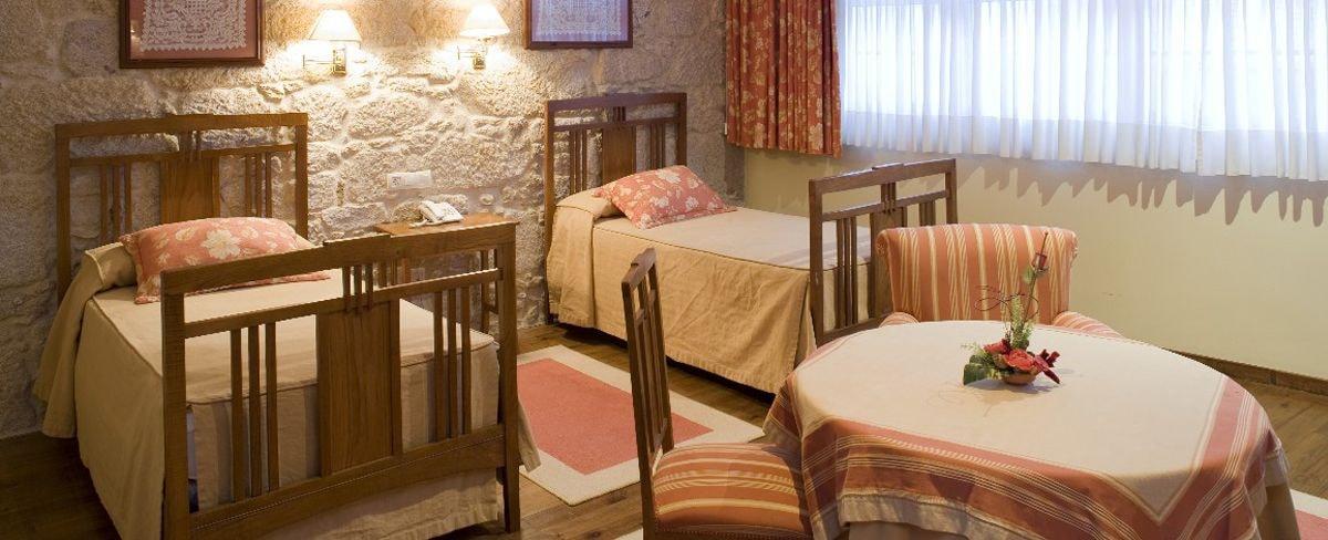 Termas De Cuntis - Hotel Castro Do Balneario エクステリア 写真