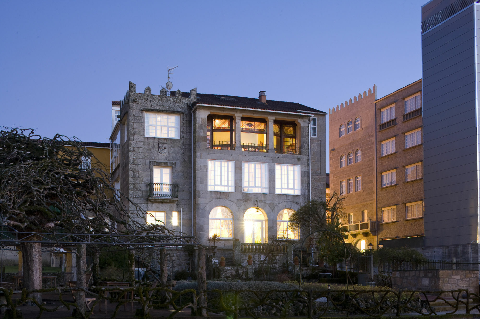 Termas De Cuntis - Hotel Castro Do Balneario エクステリア 写真